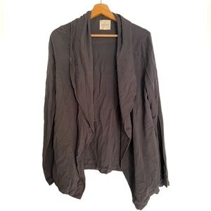 SILENCE + NOISE RAYON OPEN FRONT JACKET WITH POCKETS SIZE M